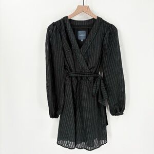 ModCloth Your Time to Shine Green Metallic Mink Dress Medium‎